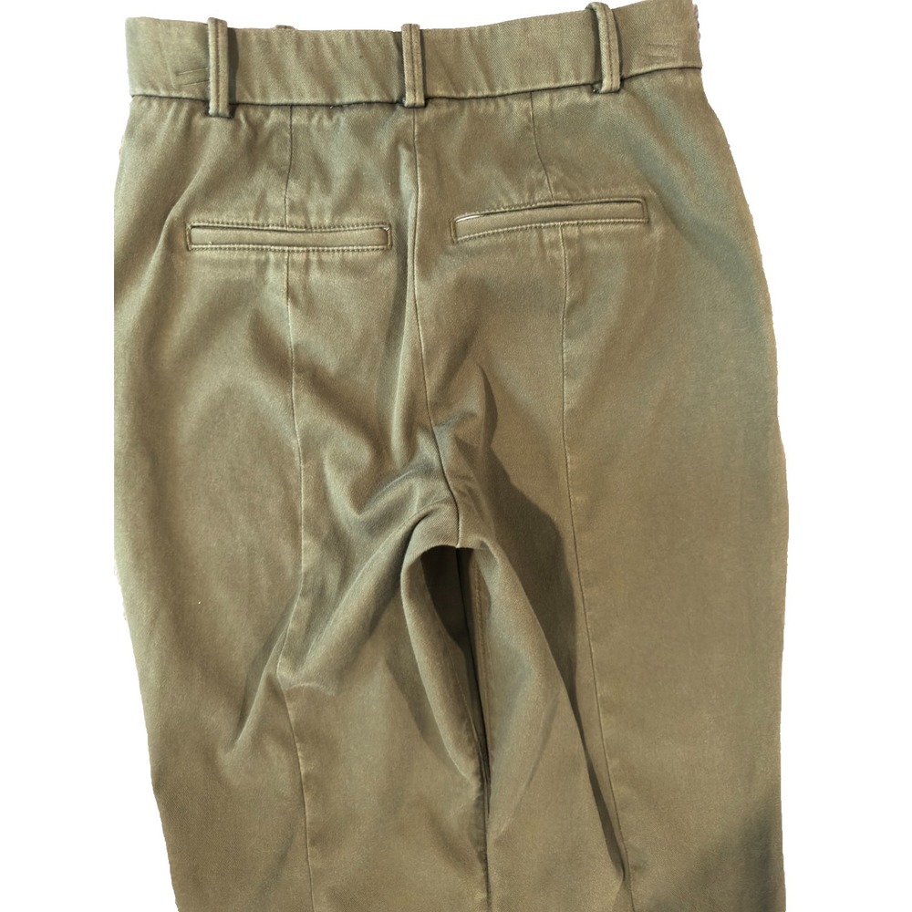 SPANX Straight Leg Twill Pant Women's Small Petite Green - Picture 4 of 10